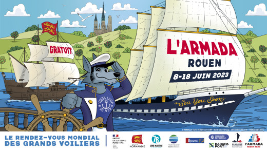 Découvrez l'Affiche ARMADA Rouen 2023