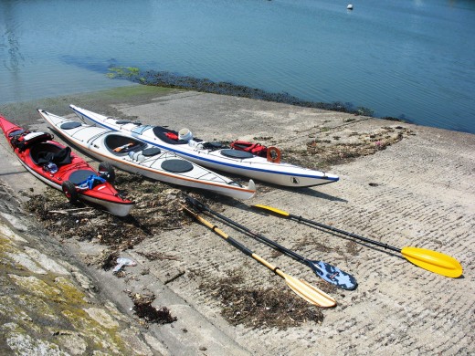 Défilé de kayaks sur la Seine 